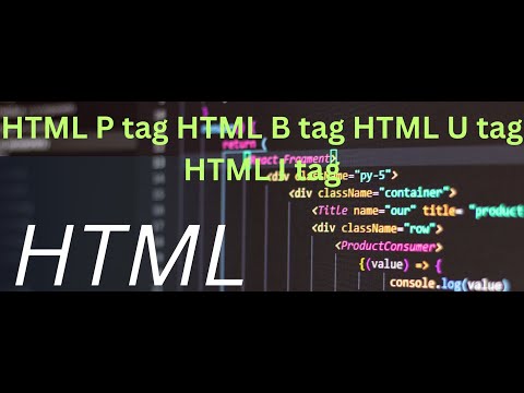 # html  bold underline italic tags. # "Mastering HTML Text Styling: Bold, Italic, and Underline"