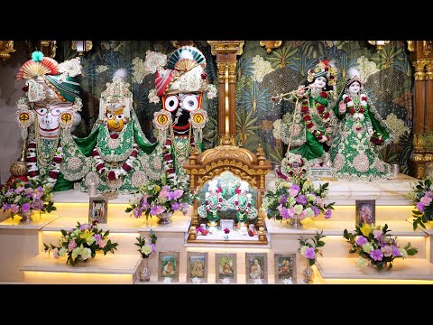 Deity Greetings and Srila Prabhupada Guru Puja - Thursday 2nd January 2025