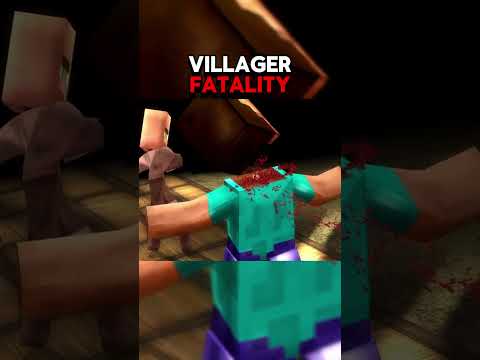 VILLAGER FATALITY MOD #minecraft #villager