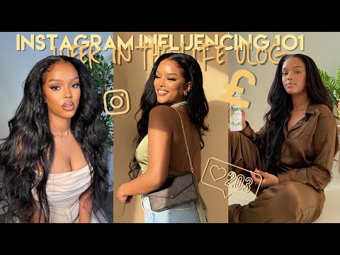 WEEK IN THE LIFE OF AN IG INFLUENCER | how to get brand deals, try-on hauls and posing for pictures