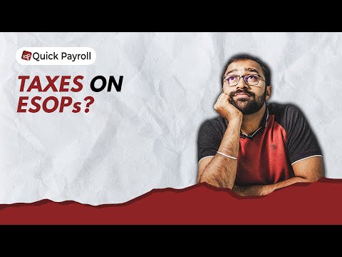 What taxes to be paid on ESOPS by employees #QPShorts 70