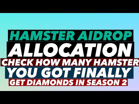 HAMSTER AIRDROP ALLOCATION🔥: CHECK HOW MANY HAMSTER TOKEN YOU GOT NOW. #touchbillions #hamsterkombat