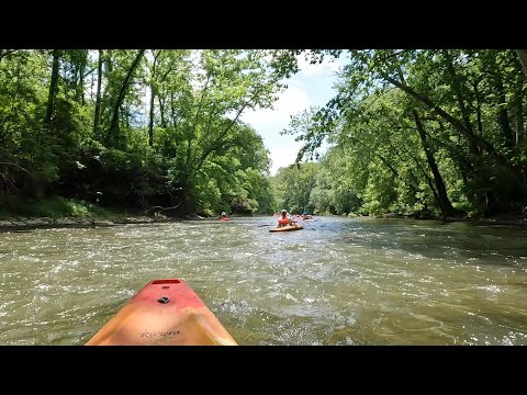 My first time kayaking