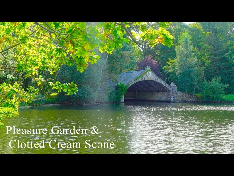 Walk with me in a lovely Scottish Landscape Garden| How to bake authentic scones, UK |easy recipe