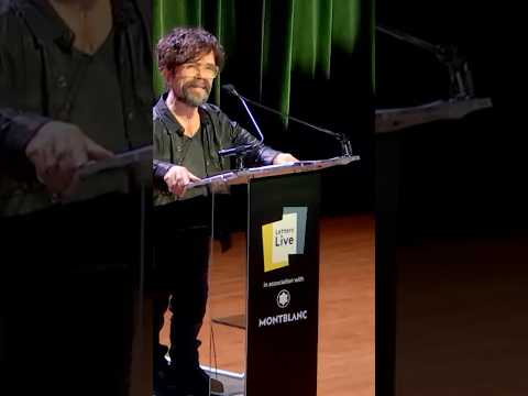 Peter Dinklage reads a hilarious letter in defence of beavers