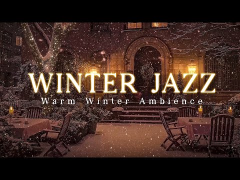 Sooothing of Nighttime Jazz Music / Warm Winter Ambience & Slow Piano Jazz for Comfortable Mind