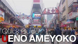 Ueno Ameyoko street quick guide by FastMoJapan