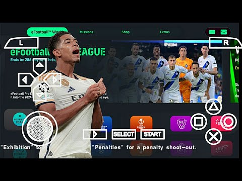 eFootball PES 2024 PPSSPP Update Team National Eropa & Asia Fix Camera Ps5