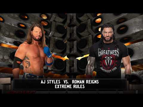 Extreme Rules Match | AJ Styles vs. Roman Reigns | WWE Raw