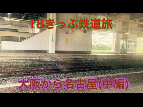 【18きっぷ鉄道旅】途中から突然大都会の電車から気動車になる！？(中編):関西本線経由