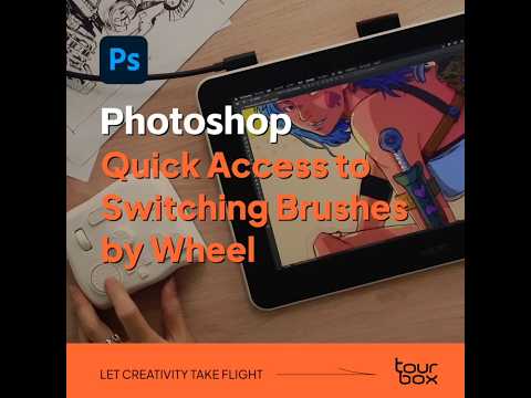 💡Quick Access to Switching Brushes by Wheel in #Photoshop