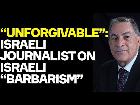 Gideon Levy EXPOSES Israeli "Barbarism" - Israel's Most Courageous Journalist On Israel's Crimes