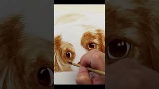 Coffee Painting a Puppy