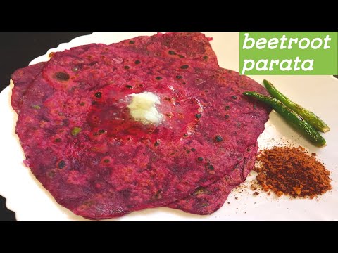 🧿😋high protein healthy weight loss beetroot parata| ಬೀಟ್ರೂಟ್ ಪರಾಟ 👌| beetroot parata recipe kannada