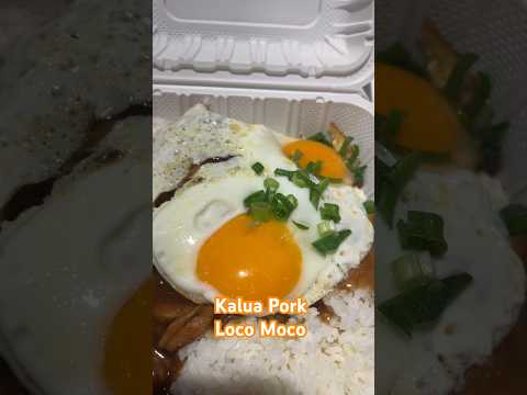 Kalua Pork Loco Moco: First-Time Visiting &  Eating Hawaiian Food | Honolulu, HI