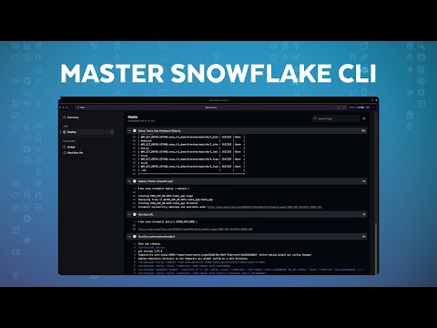 Boost Developer Productivity With Snowflake CLI And Automation