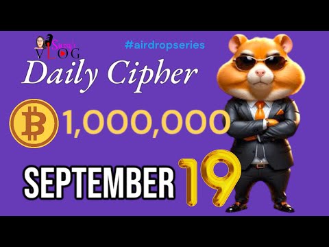 19 September Hamster Kombat Daily Cipher Code