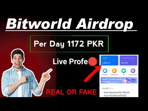 Airdrop Bitworld Withdrawal live Profe || Bitworld new update || #bitworld #airdrop