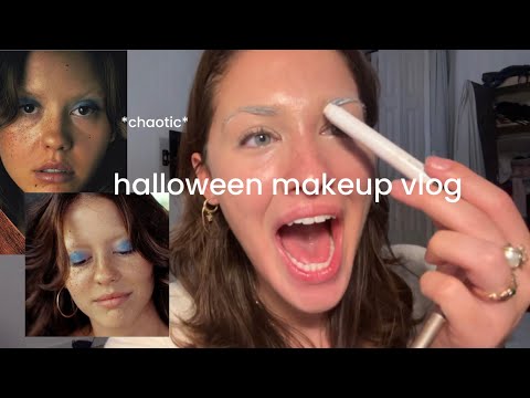 nonchalant and chill Halloween makeup vlog (Maxine minx)