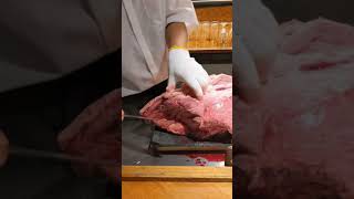 大阪 伊丹の名店へ。焼肉 八七〇(はなれ)塊肉の解体ショー#shorts