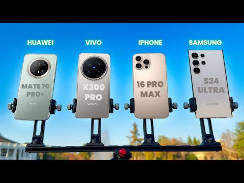 Huawei Mate 70 Pro vs Vivo X200 Pro vs iPhone 16 Pro Max vs Samsung S24 Ultra Camera Test Compariaon