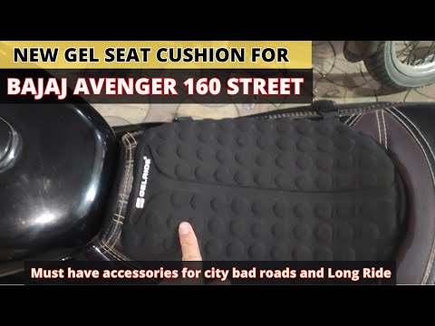 New Gel Seat Cushion for Bajaj Avenger 160 Street | Must have accessories for bad roads #avenger160