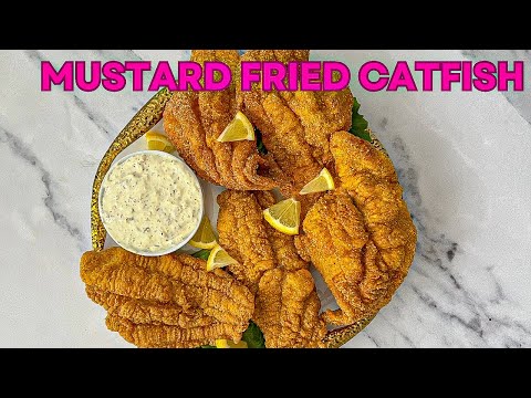 Southern Mustard Fried Catfish | Easy Crispy, Golden Fried Fish recipe