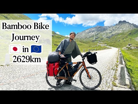 Cycling across Europe on my Bamboo Bike🇯🇵: Connecting through the power of Matcha 💚