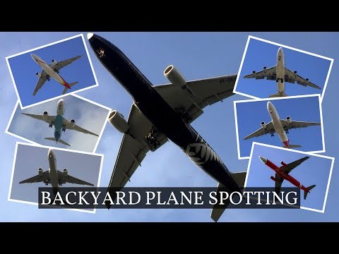 Backyard Plane Spotting | Auckland Airport Approach