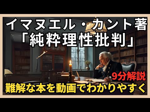 【哲学】イマヌエル・カント『純粋理性批判』を徹底解説！哲学史を変えた革命的思考とは？