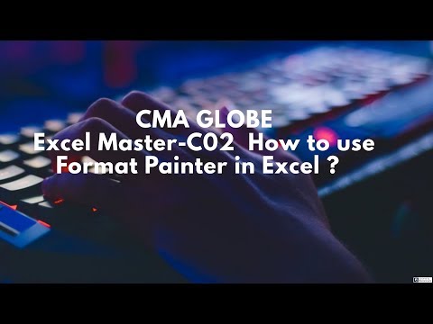 Excel Master-C02 | How to use Format Painter in Excel |CMA Siddharth Gusain