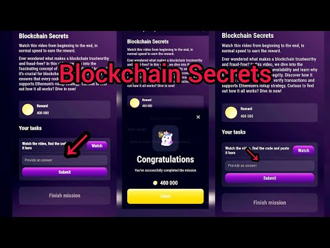 How to get code || Blockchain Secrets || @TapSwapChannel