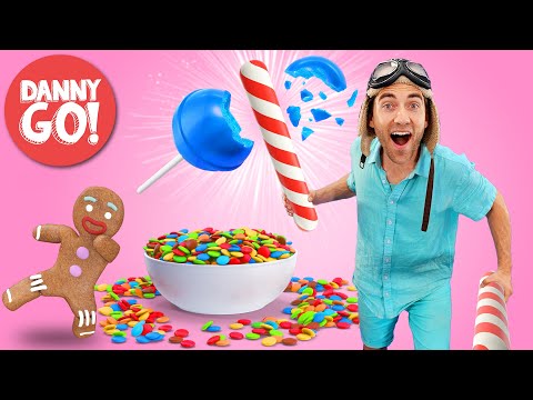 “Candy Cane Crush!” 🍭💥 Christmas Drum-Along Dance | Danny Go! Songs for Kids