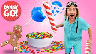 “Candy Cane Crush!” 🍭💥 Christmas Drum-Along Dance | Danny Go! Songs for Kids