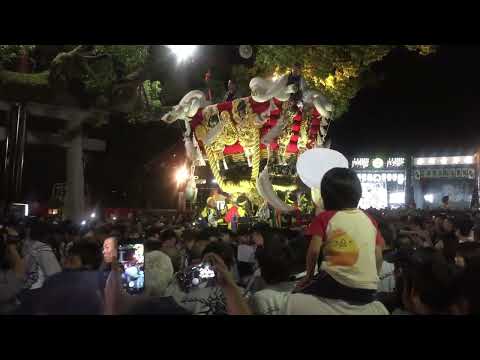 百舌鳥八幡宮秋祭り(2018 09 23）