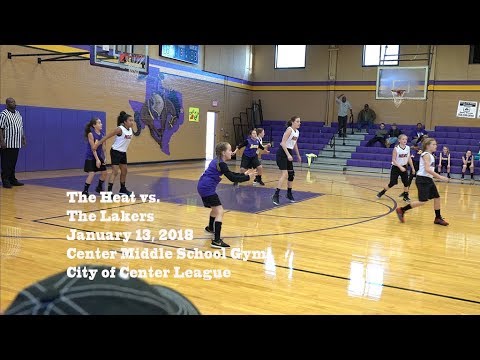 City of Center Basketball League - 2018 - Heat v Lakers