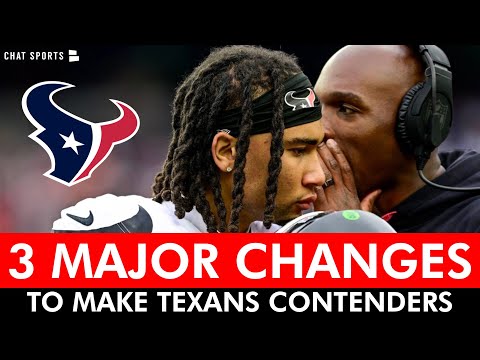 Houston Texans MUST FIX These 3 Problems Or Else They Are Screwed