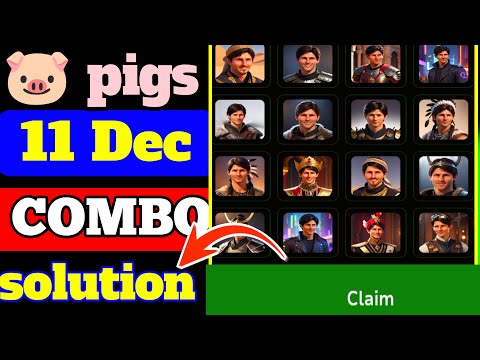 Pigs house today combo pizzal solution|pigs house 11 Dec combo solution|pigs intelligent investment