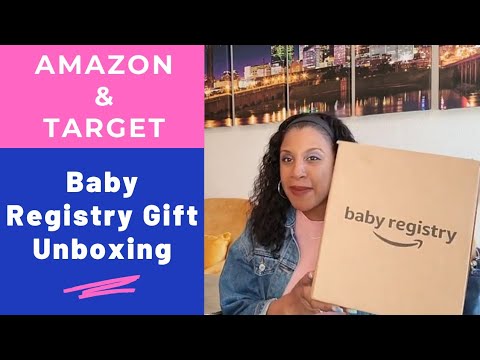 Amazon Baby Registry Welcome Box 2021  & Target Baby Registry Gift Bag 2021 | Free Baby Stuff