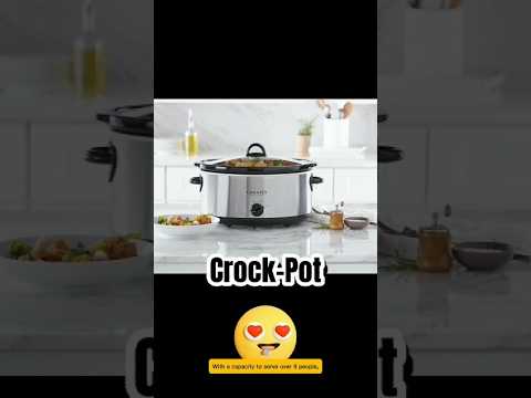 The Crock-Pot 7-Quart Slow Cooker – Perfect for Large Meals! 🍲 #kitchen #onepot #amazon