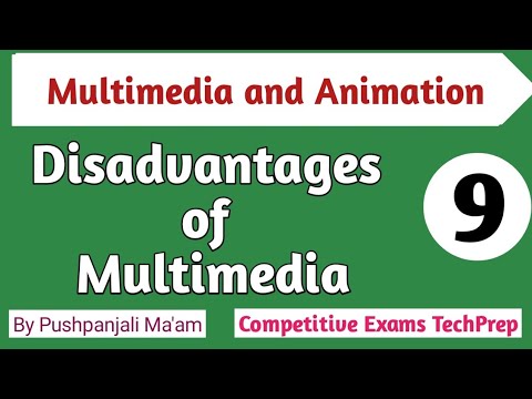 Lec - 1.9 Disadvantages of Multimedia in Hindi