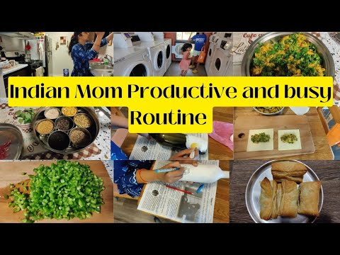 Indian Mom Full Day Productive &Busy Routine. Morning 7am to Night 9pm. Veg Puff Recipe. Bottle Art.