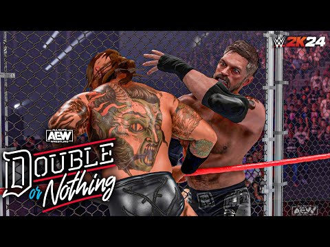 Adam Copeland vs Malakai Black | Barbed Wire Steel Cage Match | Double or Nothing '24