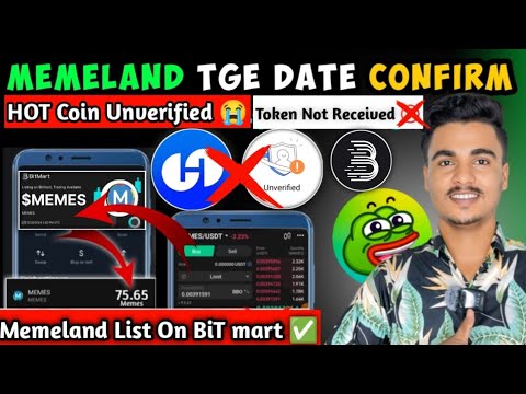 Memeland Hot coin kyc problem 😭 || MEMELAND List on BIT Mart✅ || Memeland Deposit start ✅