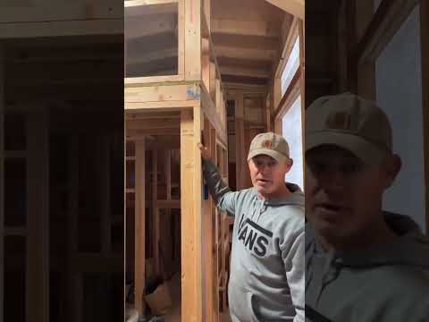 Tiny home loft framing. #shorts #tinyhome #tinyhomeonwheels #tinyhomebuild #tinyhouse #homebuilder