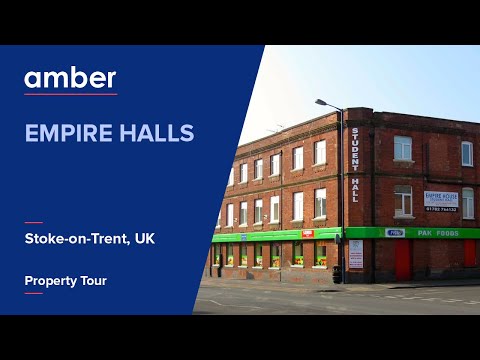 Property Tour | Empire Halls, Stoke-on-Trent | Student Accommodation in UK | amber