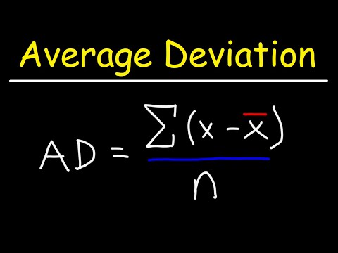 How To Calculate the Average Deviation - Statistics