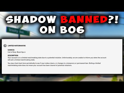 "Limited Match Making" On BO6 (SHADOW BANNED)