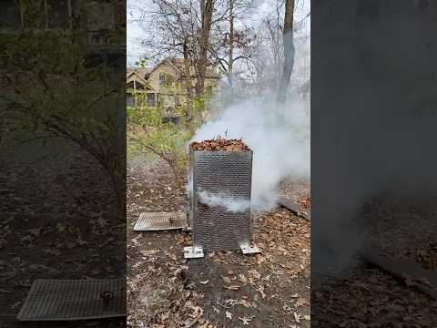 BurnCage XL 42" | Portable Stainless Steel Yard Waste Incinerator