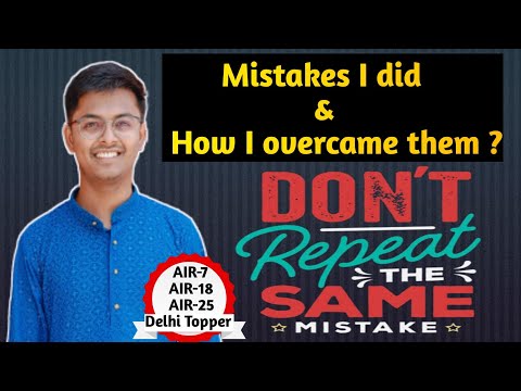 Mistakes I did during my CA Journey | Don't Repeat These Mistakes | #icai #icsi #icmai #ca #mistakes